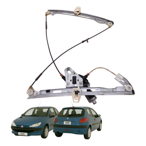 Maquina Vidro Eletrico Esquerda Peugeot 206 2000 2 Portas