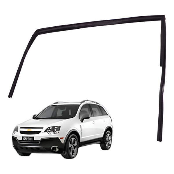 Canaleta Vidro Dianteiro Esquerdo Captiva 2.4 185cv 2012 Preto