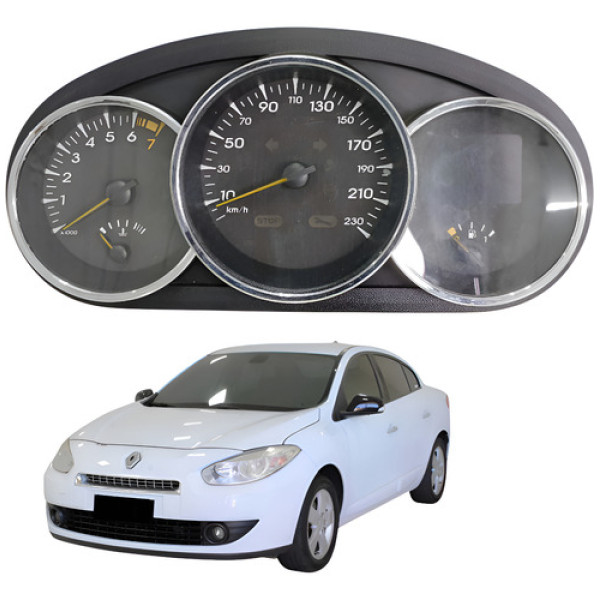 Painel Instrumentos Fluence 2011 2016 2.0 Aut Preto