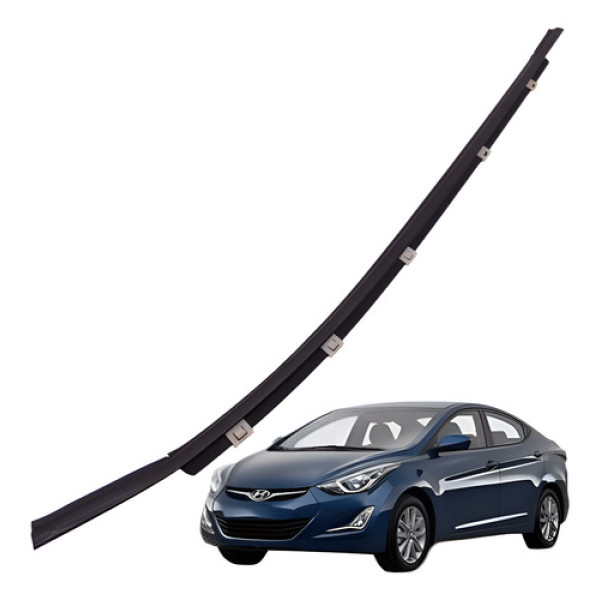 Pestana Externa Traseira Direita Elantra 1.8 2012 2013 Preto