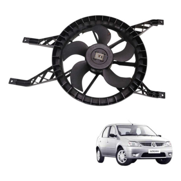  Defletor Ventoinha Radiador Logan Exp 1.0 16v 2008