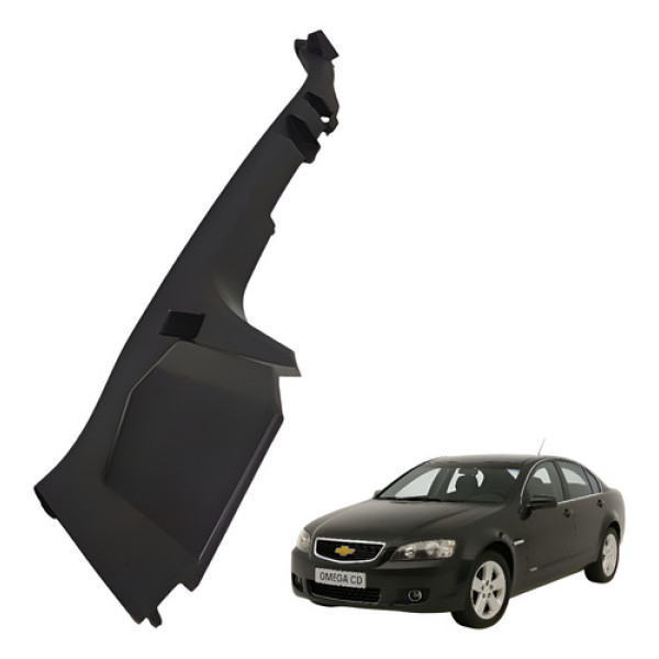 Soleira Interna Traseira Esquerda Omega Cd 3.6 2008 2009 Preto