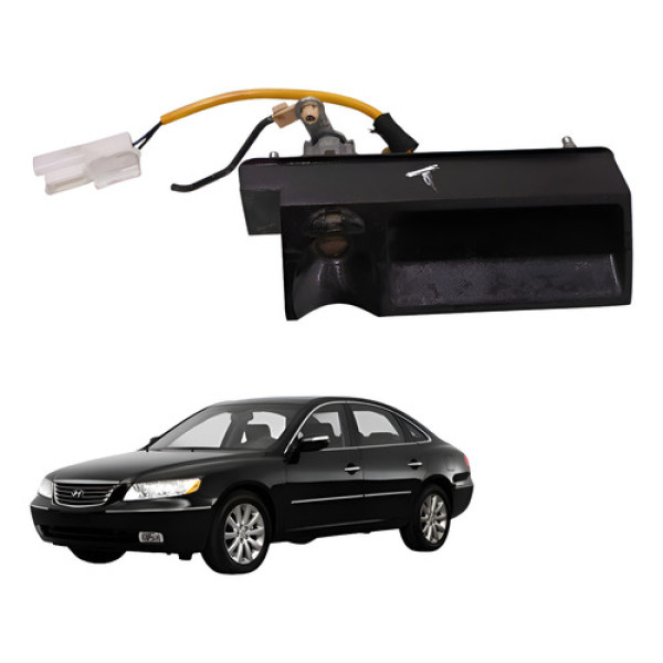 Maçaneta Fechadura Tampa Traseira Azera 3.3 2008 2009 2010 Preto