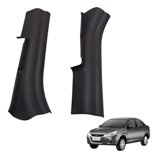 Moldura Soleira Traseira Par Jac J3 Turin 1.4 2012 Preto