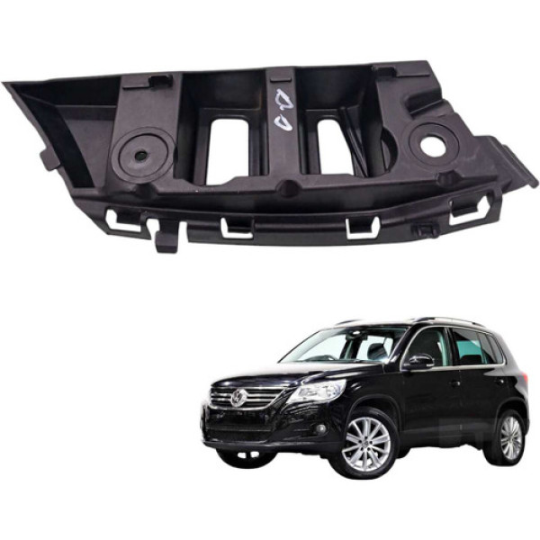 Guia Parachoque Dianteiro Esquerdo Tiguan 2.0 Tsi 2010