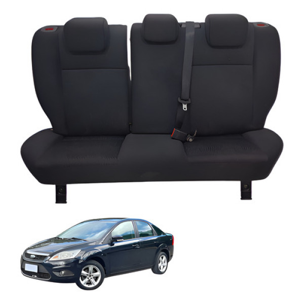Banco Traseiro Completo Ford Focus 2.0 Flex 2009 2012 Preto