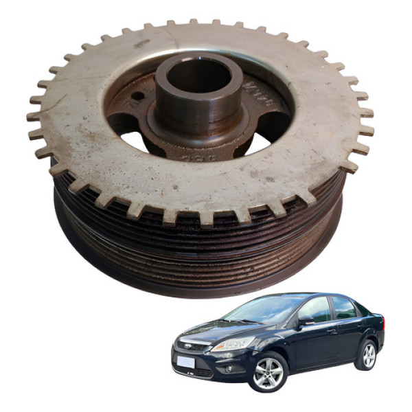Polia Virabrequim Ford Focus 2.0 Flex 2009 2012 4m5e6316ja