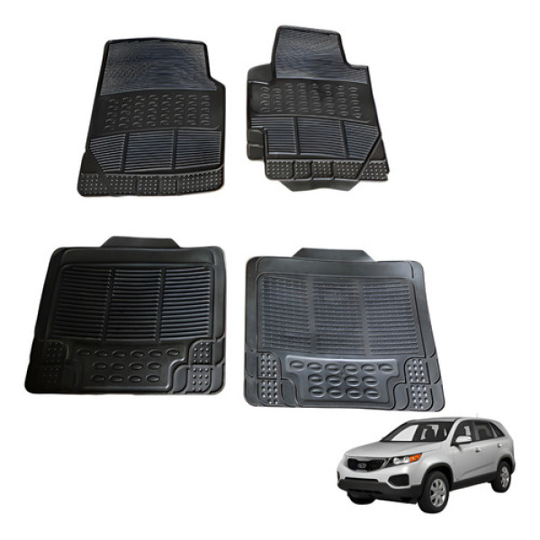 Tapete Borracha Jogo Sorento 2.4 Ex2 2012 Preto