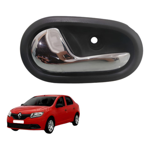 Maçaneta Interna Traseira Le Renault Logan 2015 2018