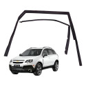 Canaleta Vidro Traseiro Direito Kit Captiva 2.4 185cv 2012 Preto