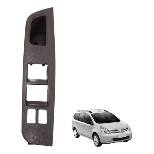 Moldura Comando Vidro Dianteiro Esquerdo Livina 2009 2012