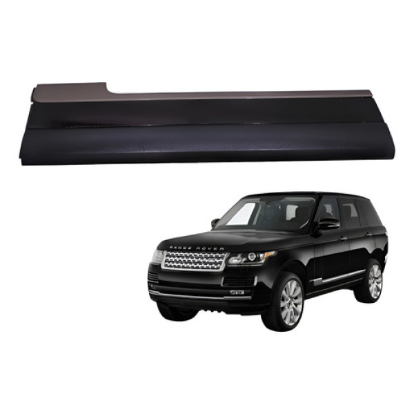 Friso Porta Dianteira Esquerda Range Rover Vogue 2013 Preto