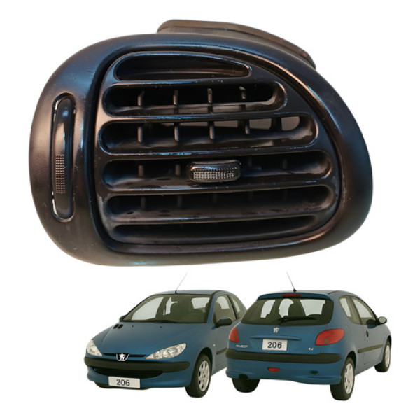 Difusor Ar Lateral Esquerdo Painel Peugeot 206 1.6 2000