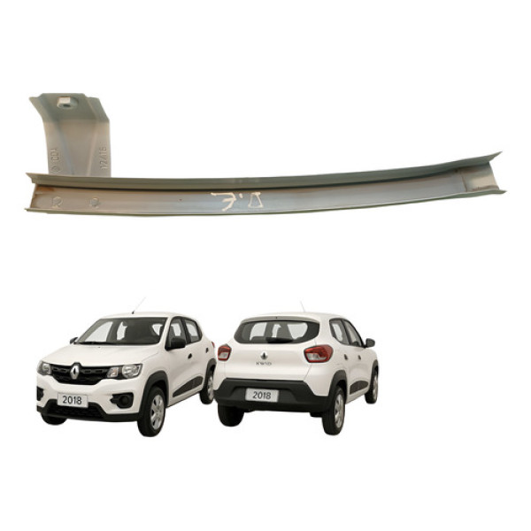 Guia Canaleta Vidro Dianteiro Esquerdo Kwid 1.0 2017 2022 Cinza