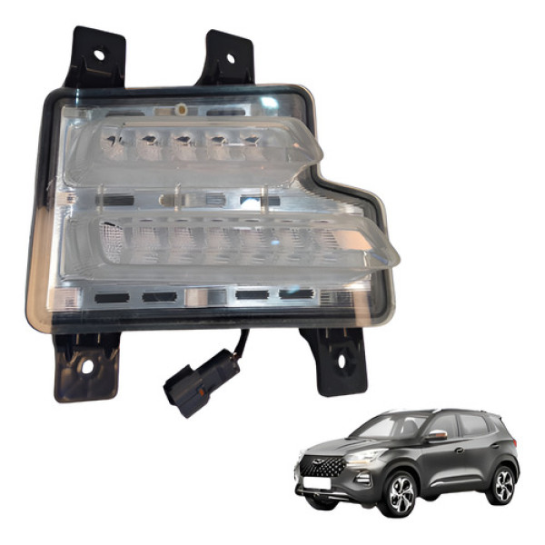 Farol Milha Drl Direito Chery Tiggo 5x 1.5 2021 605000595 Trasparente