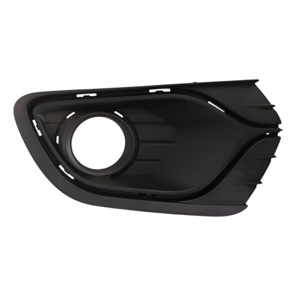 Grade Farol Milha Esquerdo Renault Logan 2014 2018 Preto