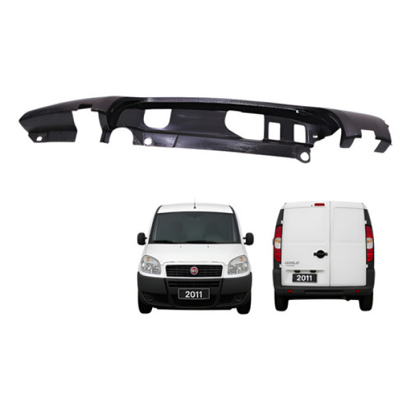 Moldura Lanterna Direita Fiat Doblo Cargo 1.4 2011 2012 Vermelho