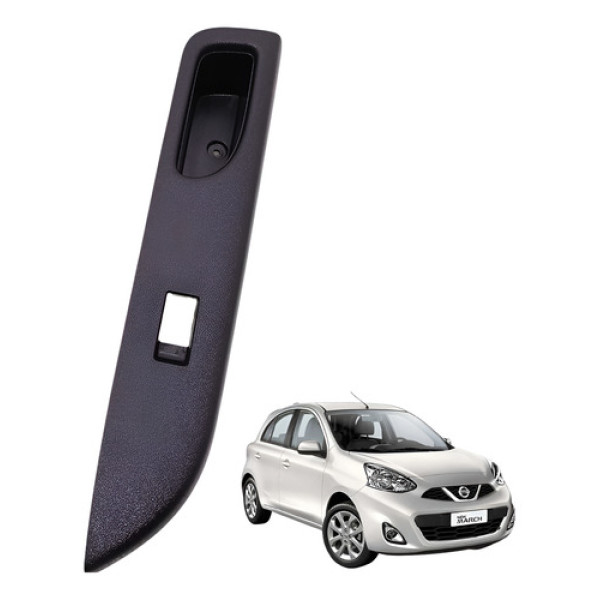 Moldura Comando Vidro Dianteiro Direito March 1.0 Sv 2016 