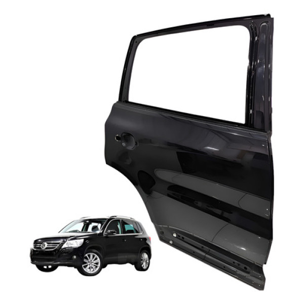 Porta Traseiro Direito Tiguan 2.0 Tsi 2010 Traseira Preto