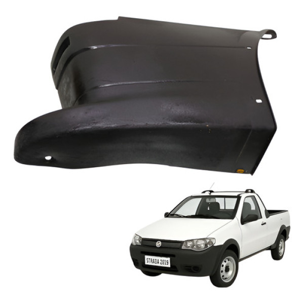 Ponteira Direita Parachoque Traseiro Strada 2008 2009 2010