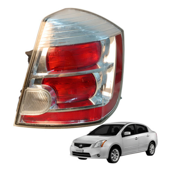 Lanterna Traseira Direita Nissan Sentra 2011 2012 Direito/passageiro Vermelho