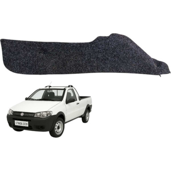 Acabamento Esquerdo Carpete Fiat Strada 1.4 2008 2009 2010 