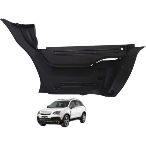 Acabamento Esquerdo Porta Malas Captiva 2.4 16v 2009