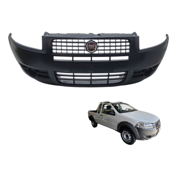 Parachoque Dianteiro Fiat Strada Cs Working 1.4 2012 Preto