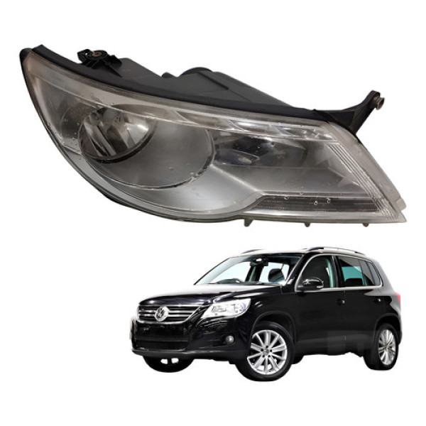 Farol Dianteiro Direito Tiguan 2.0 Tsi 2010 5n1941032 Direito/passageiro