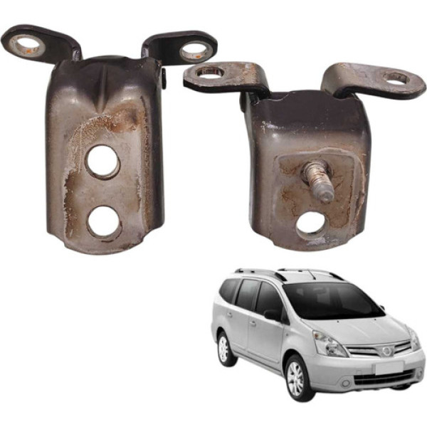 Dobradiça Porta Traseira Esquerda Par Livina 1.6 2009 2012