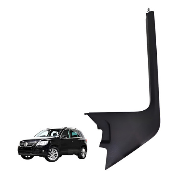 Soleira Dianteira Direita Tiguan 2.0 Tsi 2010 5n0863484 Preto