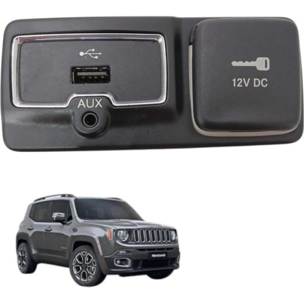 Usb Tomada 12v Renegade Lngtd 1.8 Flex 2019