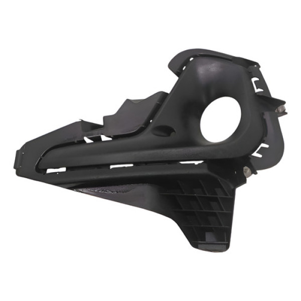 Grade Esquerda Farol Milha Chevrolet Onix 2020 2022 Preto Esquerdo