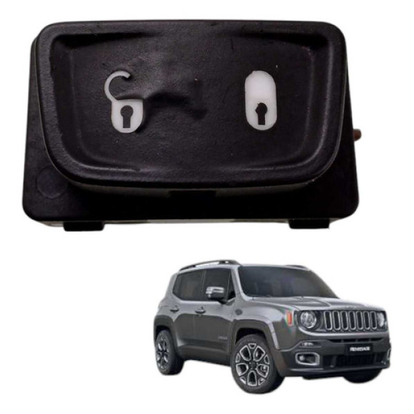 Botao Trava Porta Dianteira Esquerda Renegade 1.8 Flex 2019