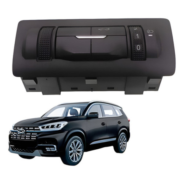 Comando Farol Porta Malas Chery Tiggo 8 2021 2024 2022 Preto