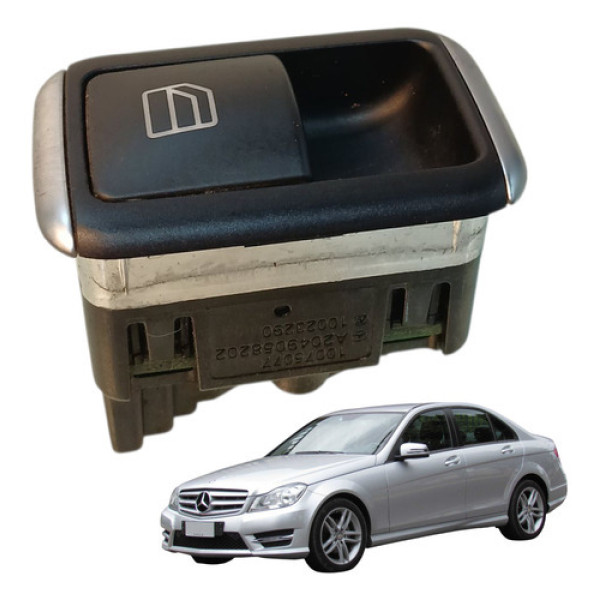 Comando Vidro Eletrico Traseiro Esquerdo Mercedes C180 2013