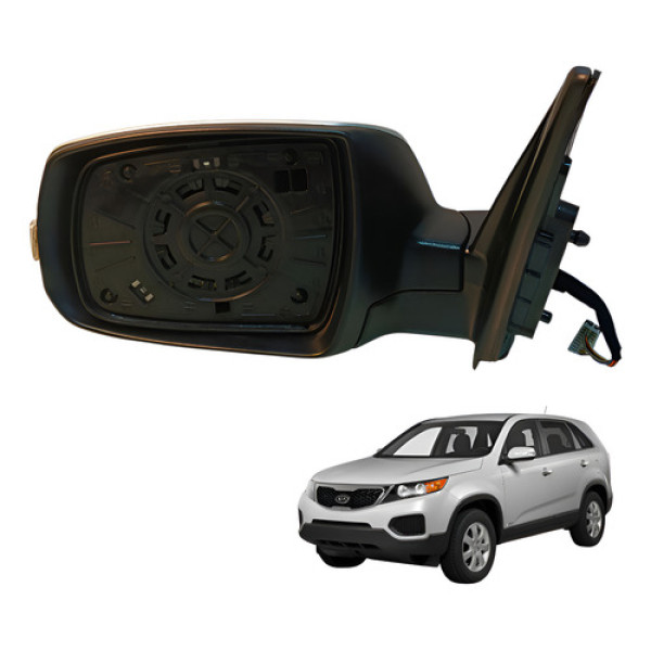 Retrovisor Esquerdo Sorento 2.4 2012 S/ Vidro