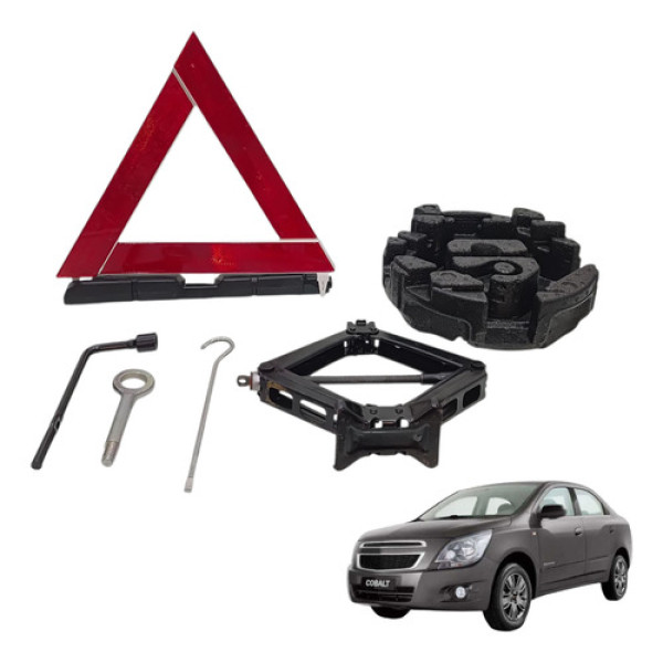 Macaco Chave Roda Kit Chevrolet Cobalt 1.8 Ltz 2013 2014