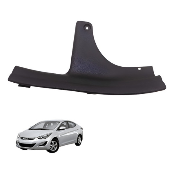 Soleira Interna Traseira Esquerda Elantra 2012 2014 Preto