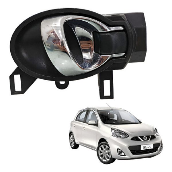 Maçaneta Interna Traseira Direita March 1.0 3cc Sv 2016  Traseira