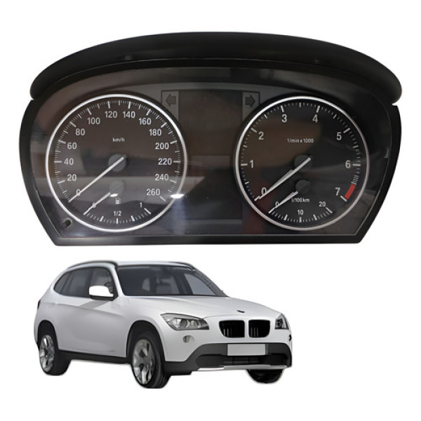 Painel Instrumentos Bmw X1 Sdrive 2.0 2011 2012 Preto