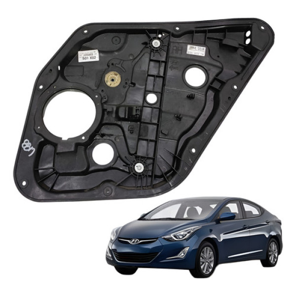 Maquina Vidro Traseira Direita Elantra 1.8 2012 2013