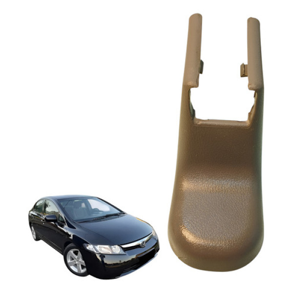 Moldura Trilho Banco Honda New Civic 2007 2011 Cinza
