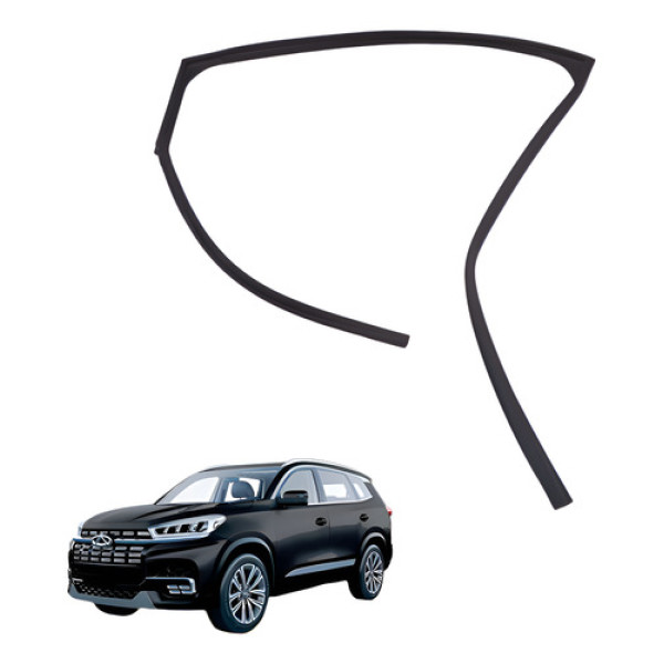 Canaleta Vidro Traseiro Direito Tiggo 8 2021 2024 1.6t Gdi Preto