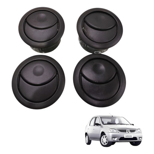 Difusor Ar Condicionado Kit Logan Exp 1.0 16v 2008