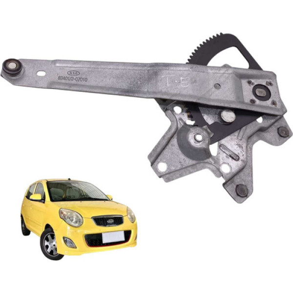 Maquina Vidro Traseira Esquerda Picanto 2008 2010 1.0l Aut 