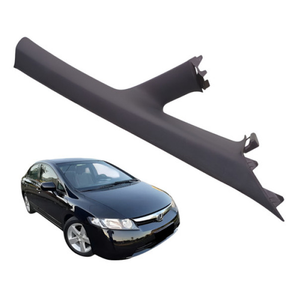 Moldura Coluna Direita Parabrisa Honda New Civic 2007 2011