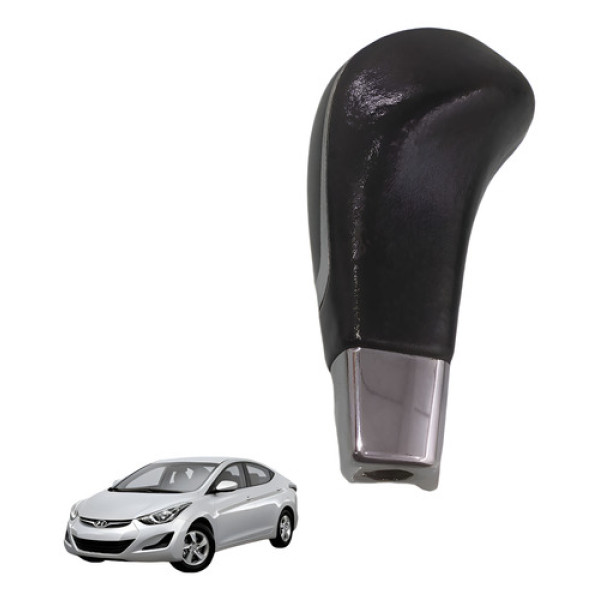 Manopla Cambio Automatico Hyundai Elantra 2012 2014 Preto