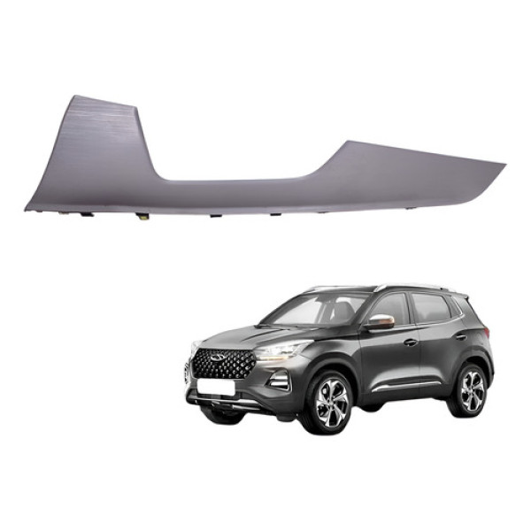  Acabamento Friso Porta Dianteira Direita Tiggo 5x 2021 2024 Cinza