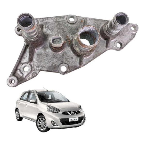 Carcaça Valvula Termostatica Nissan March 1.0 3cc Sv 2016